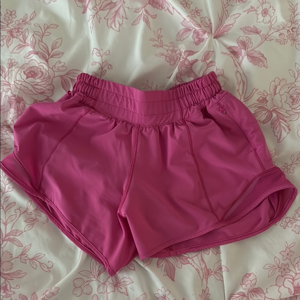 lululemon athletica Vibrant Pink Athletic Shorts